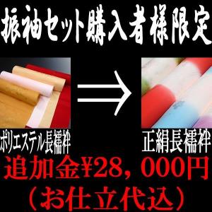 振袖セット専用　振袖用長襦袢　レベルUP　28,000円