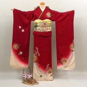 正絹振袖用-長襦袢 赤無地 M-1 : きもの京和楽 - 通販 - Yahoo