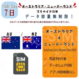 オーストラリア ニュージーランド プリペイドSI...の商品画像
