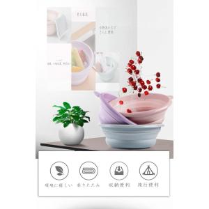 洗い桶 折りたたみ シリコン バケツ たためる 折り畳み