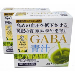 新日配薬品 九州Green Farm カラダケア GABA青汁 機能性表示食品 3g×30袋入×2個