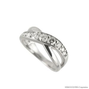 KYOCERA（京セラ） ダイヤモンド リング プラチナ 0.5カラット ハーフ