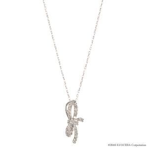 KYOCERA（京セラ） ダイヤモンド ネックレス K18ピンクゴールド 0.3