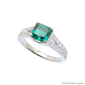 KYOCERA（京セラ） ダイヤモンド リング プラチナ 0.5カラット ハーフ