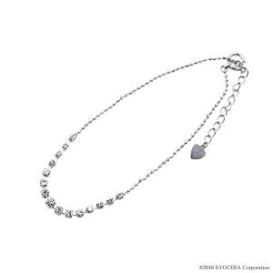 KYOCERA（京セラ） ダイヤモンド ブレスレット プラチナ ハート