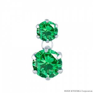 バカラ（Baccarat） 美品 750 K18 オルテンシア フラワー ピアス