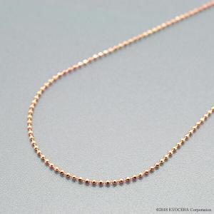 K18YG スライドアジャスター付 カットボール チェーン 45cm