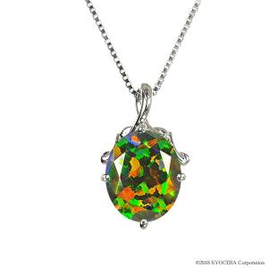 pt900 K18 天然 大粒 一粒 オパール 3.0ct ＆ ダイヤモンド 0.2ct 