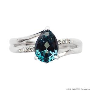 KYOCERA（京セラ） エメラルド リング 指輪 K18イエローゴールド