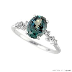 KYOCERA（京セラ） エメラルド リング 指輪 K18イエローゴールド