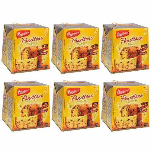 【訳あり 半額】【送料無料】パネトーネ　バウドゥッコ 908g×6個セット PANETTONE Ba...