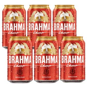 送料無料 ブラーマ　チョップ（BRAHMA CHOPP）　缶ビール 350ml×6本セット