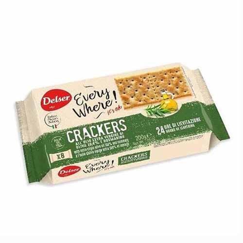 クラッカー オリーブオイル＆ローズマリー 200g デルセール&lt;br&gt;Delser-Crackers...