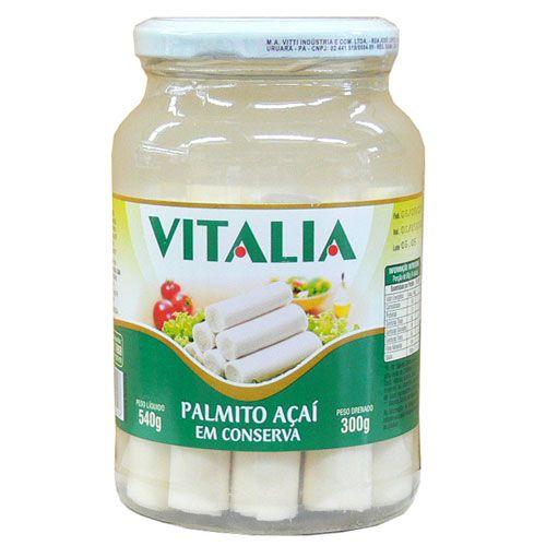 パルミット　（ヤシの新芽）　palmito acai VITALIA 300g (内容総量540g)...
