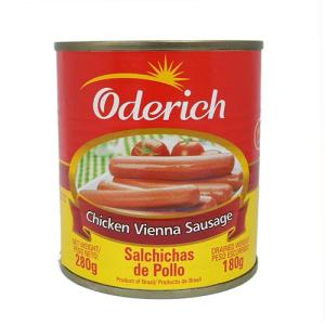 オデリッチ　チキンソーセージ　280g(固形量180g) 缶詰　セット 非常食 保存食 長期保存｜kyodai