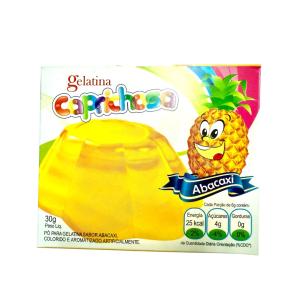 パイナップルゼリーの素 カプリチョーサ 30g　　gelatina sabor a abacaxi