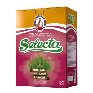 ハーブ入りマテ茶  セレクタ　500g Selecta Moringa Cola de Caballo Burrito｜kyodai