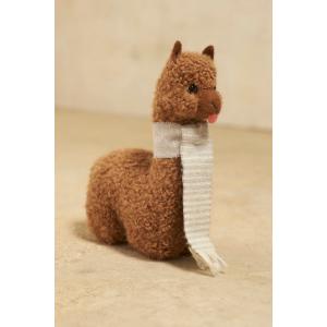 ベビーアルパカ パンナ ぬいぐるみ ホワイト Sサイズ 高さ18cm