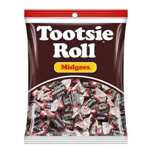 トッツィーロール ミジーズ 184g Tootsie Roll Midgees トッツィーロール ソフトキャンディ チョコレート味 アメリカ｜kyodai