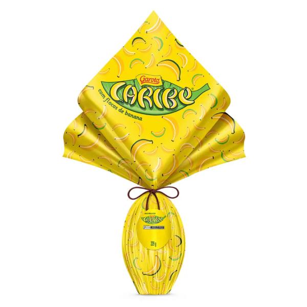 ガロト イースターエッグ バナナチョコレート カリブ 229g OVO DE PASCOA CARI...