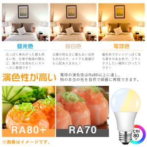 LED電球 80W形相当 E26 調光 調色 ...の詳細画像4