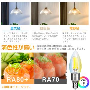 LED電球 E17 シャンデリア電球 40W形...の詳細画像4
