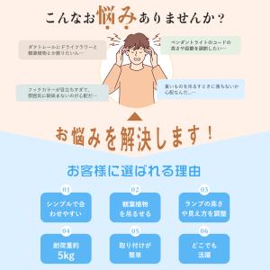 ダクトレール用吊りフック 白 黒 ライティング...の詳細画像1
