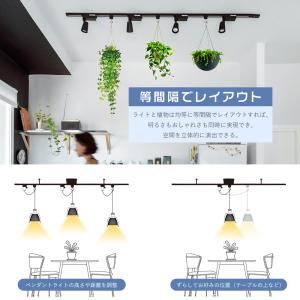 ダクトレール用吊りフック 白 黒 ライティング...の詳細画像5