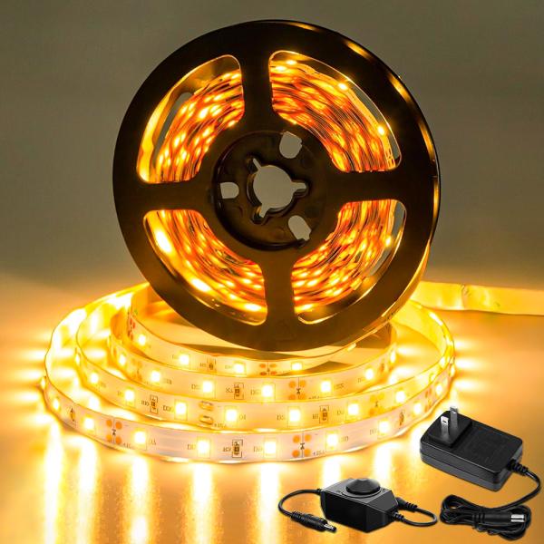 LED テープライト 間接照明 ledテープ 2835SMD 5m ライトテープ 調光可 電球色 高...