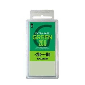 GALLIUM ガリウム (SW2077) エクストラベースワックス GREEN (200g) ケバ取り スキー スノーボード兼用 メンテナンス用品｜kyoeikendo