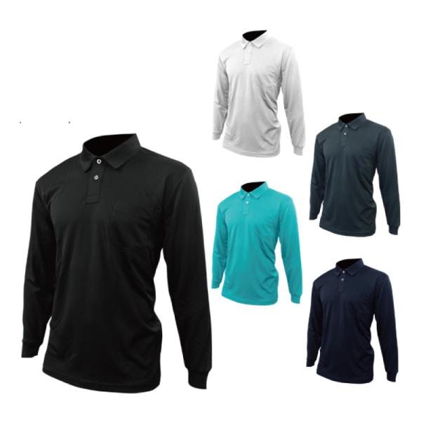 COVERWORK (TMF-2601) 吸汗速乾ポロ 長袖 トップス レディース メンズ ユニセッ...