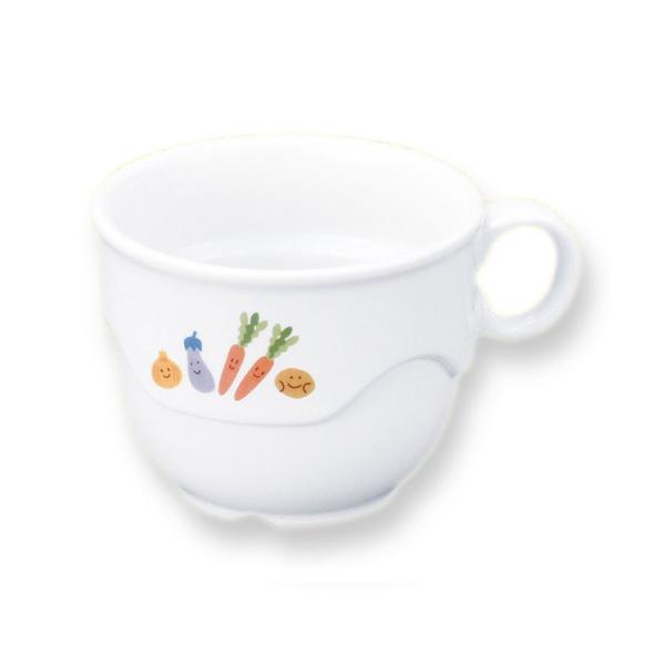 強化磁器 ウェーブマグ スマイルベジ TME-80SV(80×102×H62mm 195cc)スリー...