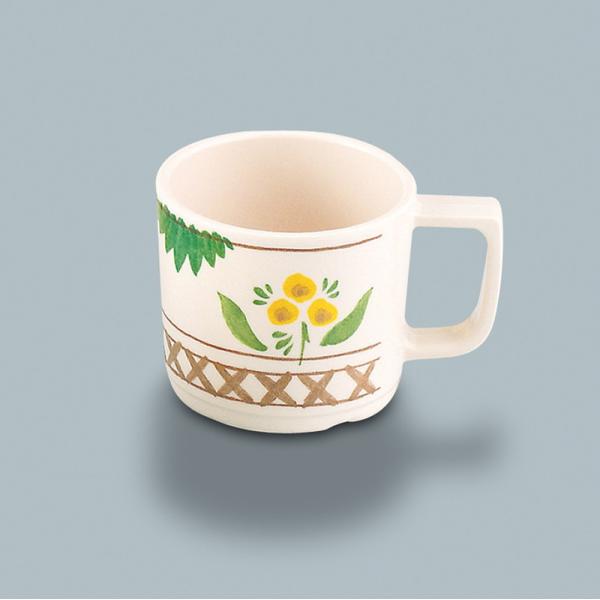 メラミン マグカップ デル・レッタ MC-18DL(107×80×H70mm 250cc)三信化工