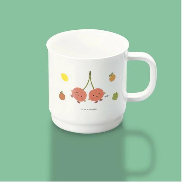 メラミン マグカップ サラダっこ MC-20WSS(104×80×H80mm 280cc)三信化工