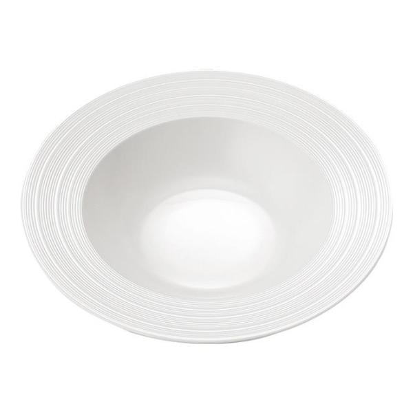 メラミン 23.5cmスープ皿 ホワイトC  E173IWC(236φ×H45mm 650cc)ミナ...