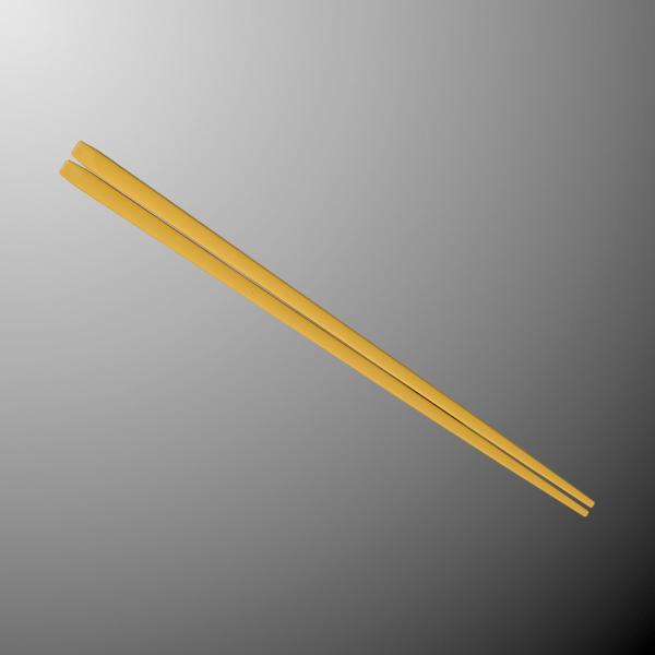 バイオマスPP 22.5cm四角箸 からし H72KA(224×mm)エコ箸 国際化工（マルケイ）