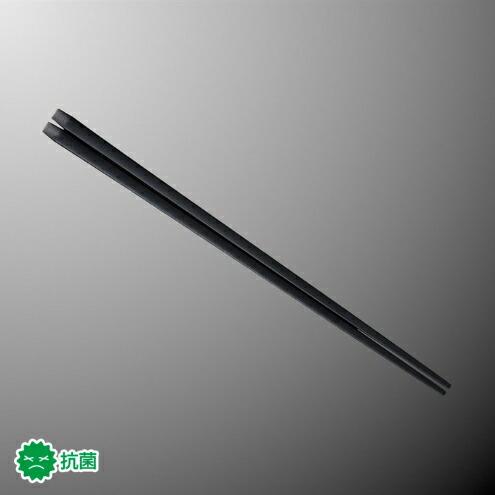 PBT 22.5cmPBT箸 マット黒  H72MBK(225mm)国際化工（マルケイ）