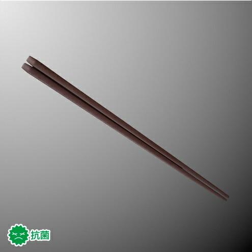 PBT 22.5cmPBT箸 マット濃茶  H72MBN(225mm)国際化工（マルケイ）