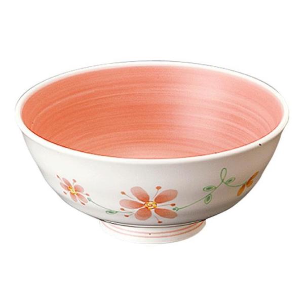 高強化磁器 茶碗 花あかり内朱  T34HAR(118φ×H56mm 290cc)マックスセラ・マイ...