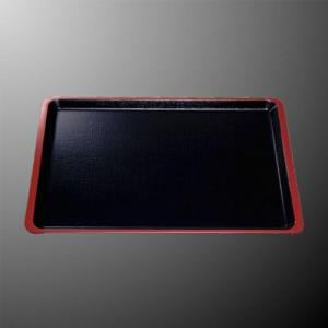 PBT（漆器） PBT尺4NOS膳 黒 T604-1(310×433×H19mm)国際化工（マルケイ）