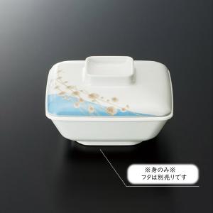 メラミン 角煮物碗 身 アイボリー (130×130×H45mm・400ml) [G-417I] スリーライン 業務用 食器 割れにくい プラスチック｜kyoeinet