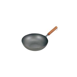 中華鍋 片手中華鍋 純チタン 北京鍋39cm 1-0426-0205 : 料理道具の