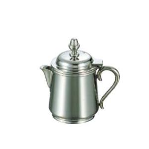 卓上用品 ティー・お茶・紅茶用品 ミルク・容器・ポット ステンレス製 UK18-8　B渕ミルクポット　7人用220cc(EBM24-1)(1264-4)