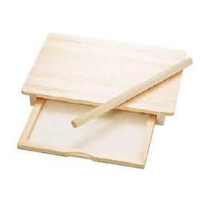 木製麺台　新品 麺台・のし板 そば・うどん・パン生地などに 木製 引出し付 めん台