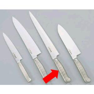 包丁・ナイフ 堺　南海（オールステンレス一体型料理庖丁）　筋引（両刃）　AS-6　24cm　(1-0...