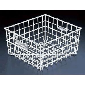 食器かご 給食道具 抗菌ナイロンコーティング食器篭A型 小（405×305