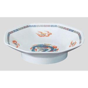 Daiwa|プラスチック食器|メラミン製|中華|社員食堂|飲食店 10点セット 八角鉢・大　龍(18...