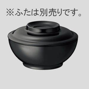 ※10個セット※メラミン子供用食器 汁椀 身 黒 (105×43mm・230cc) Daiwa(台和...