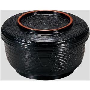 Daiwa|プラスチック食器|耐熱ABS製|食器洗浄機対応 10点セット 耐熱割子飯器　黒天朱(Φ1...