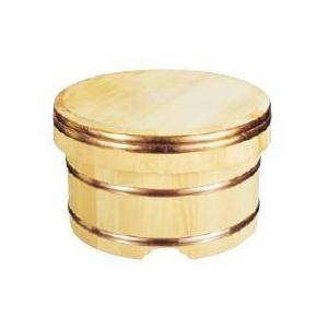 送料無料 昔から使われているおひつ！ご飯を更に美味しく♪ 江戸びつ　（サワラ）　24cm　7合用　(...